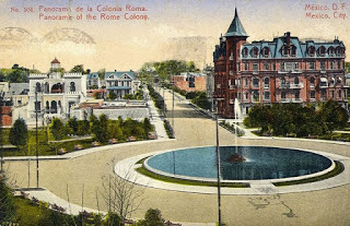 Archivo:“Panorama de la Colonia Roma” fechado en 1909.jpg