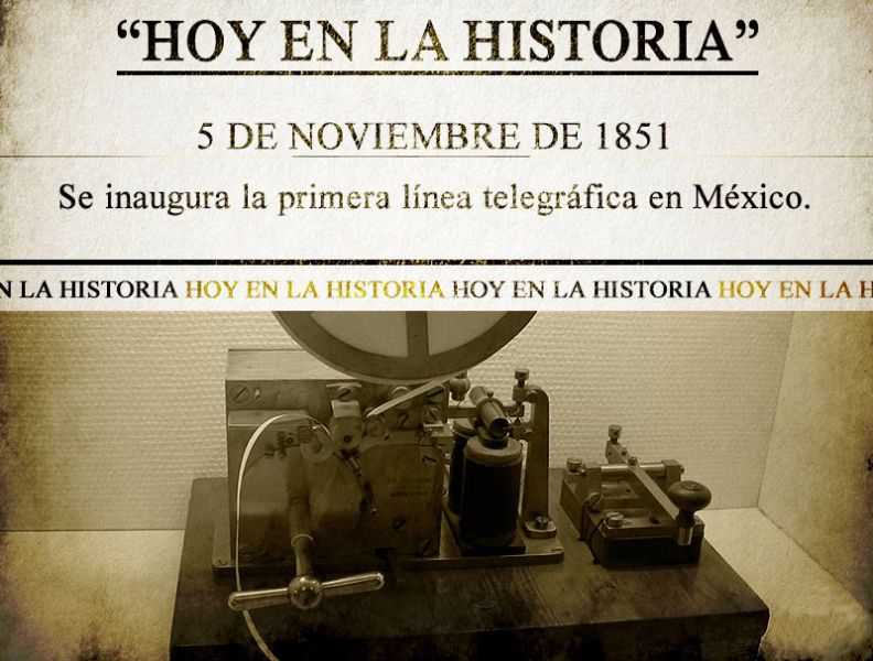 Archivo:Primera linea telegráfica.jpg