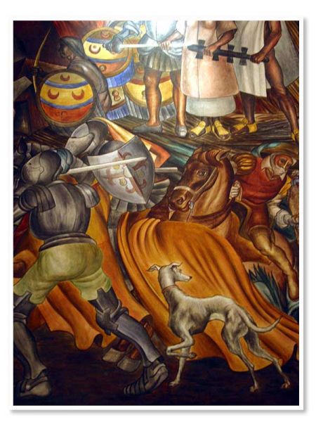 Archivo:Mural 4. El virreynato..jpg