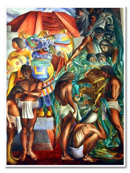 Archivo:Mural 1. Civilización Azteca.jpg