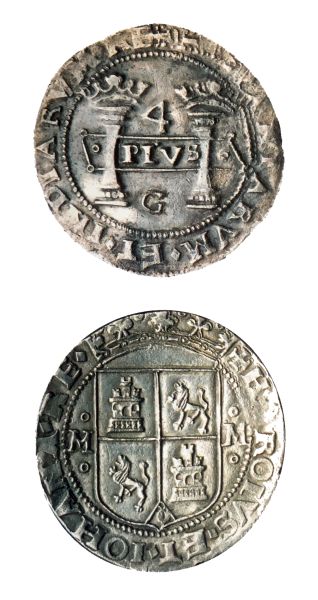 Archivo:Monedas Carlos y Juana.jpg